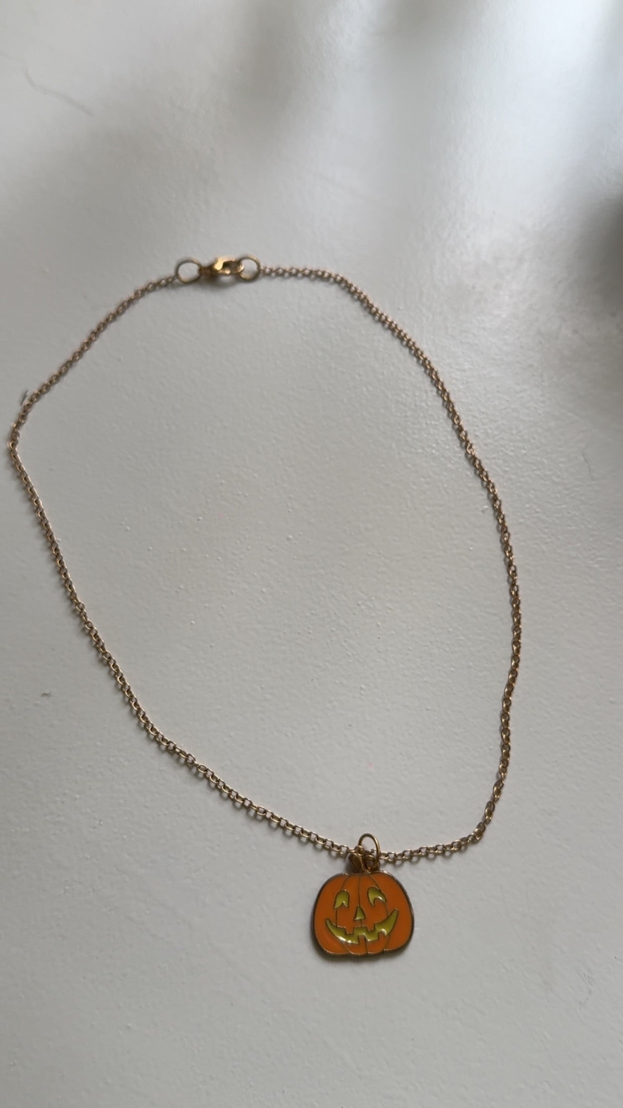 Pumpkin necklace!