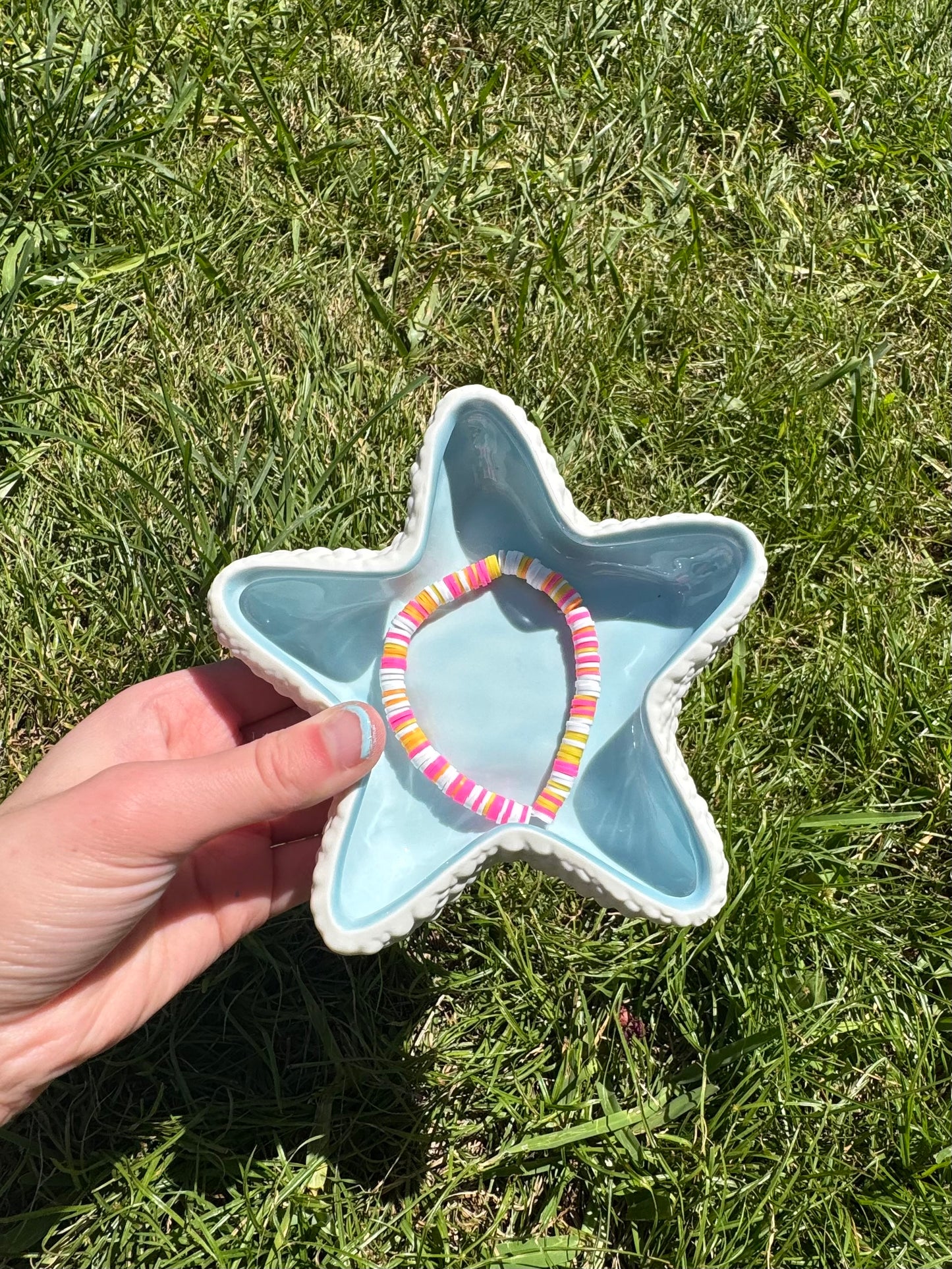 Tropical summer Clay beads bracelet!