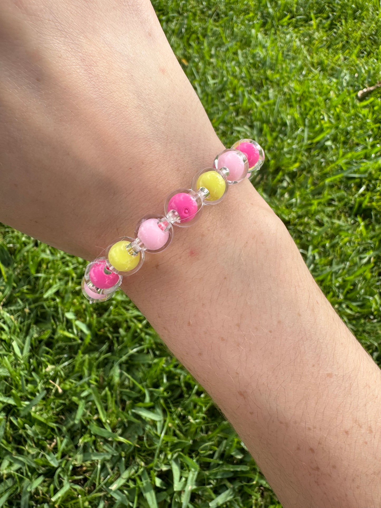 Easter egg Clay beads bracelet!