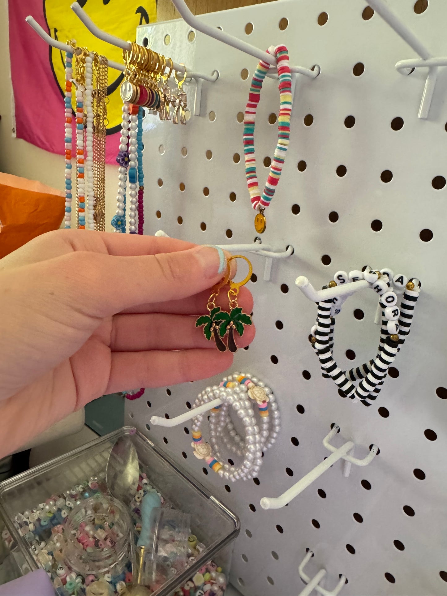 Palm tree earrings!