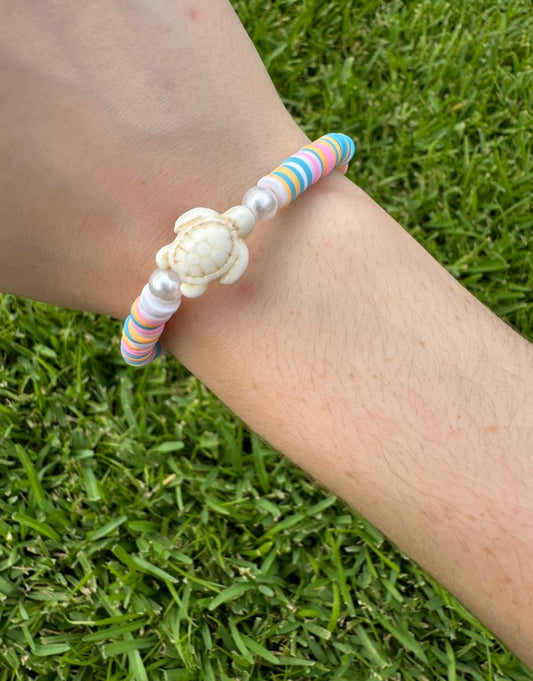 Tropical destination Clay beads bracelet set!!