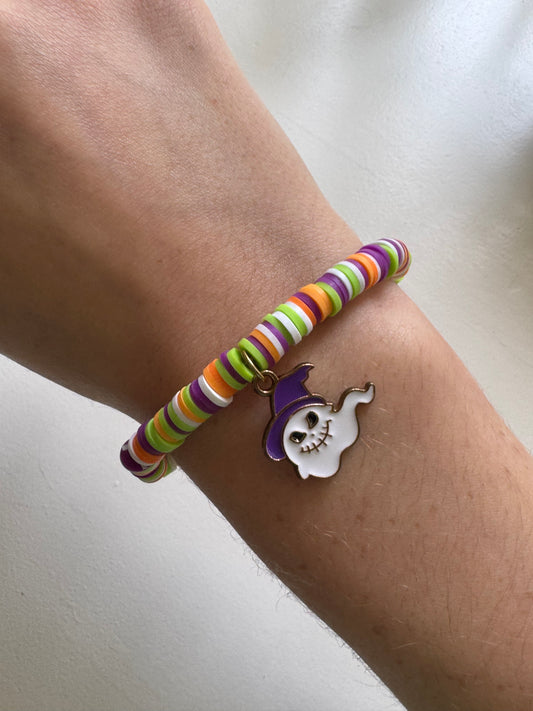Ghost glam Clay beads bracelet!