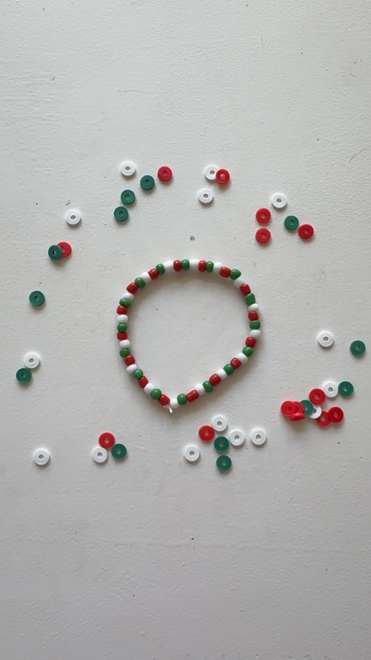 Christmas Seed beads bracelet!