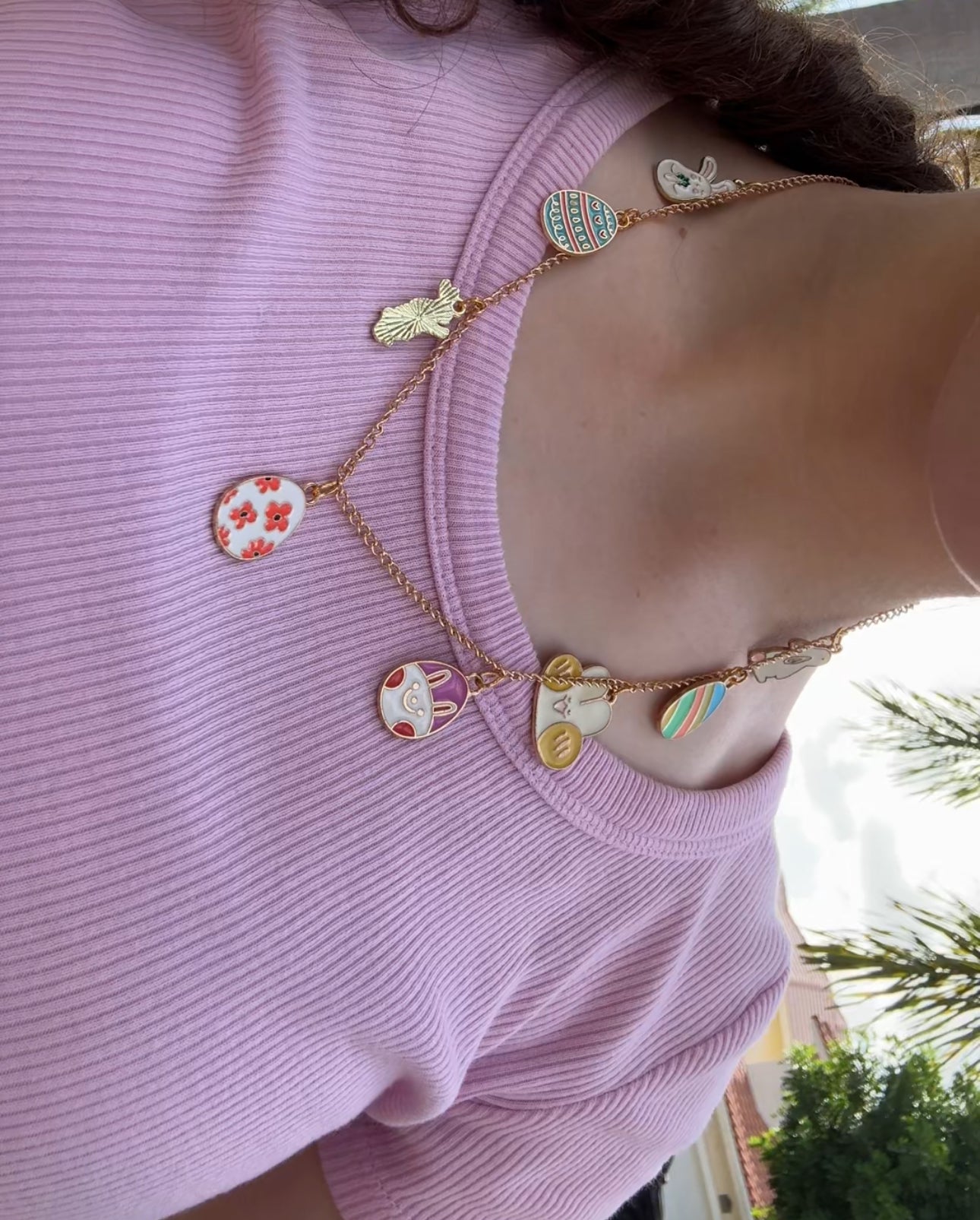Easter charm necklace!